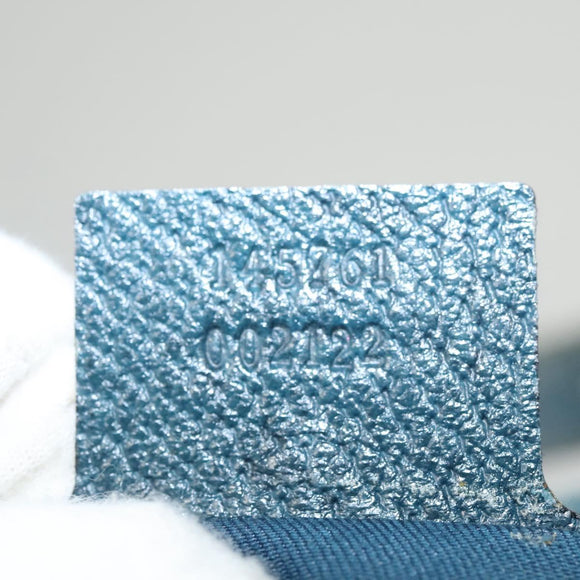 GUCCI Horsebit Hand Bag Canvas Beige Gold 145761 Auth 125532