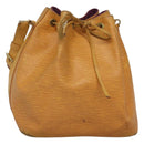 LOUIS VUITTON Epi Petit Noe Shoulder Bag Yellow M44109 LV Auth 125533-1