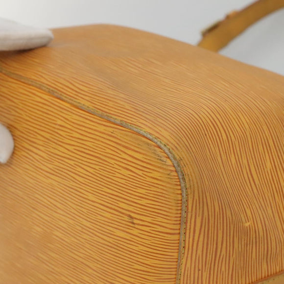 LOUIS VUITTON Epi Petit Noe Shoulder Bag Yellow M44109 LV Auth 125533