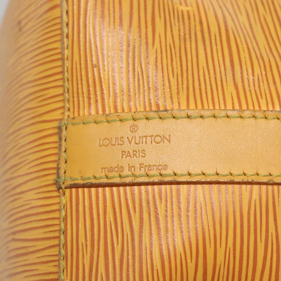 LOUIS VUITTON Epi Petit Noe Shoulder Bag Yellow M44109 LV Auth 125533