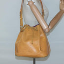 LOUIS VUITTON Epi Petit Noe Shoulder Bag Yellow M44109 LV Auth 125533-21