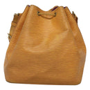 LOUIS VUITTON Epi Petit Noe Shoulder Bag Yellow M44109 LV Auth 125533-2