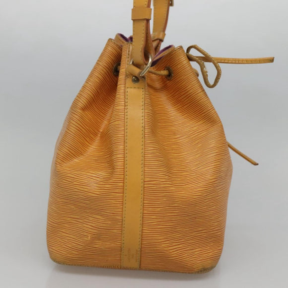 LOUIS VUITTON Epi Petit Noe Shoulder Bag Yellow M44109 LV Auth 125533