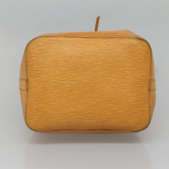 LOUIS VUITTON Epi Petit Noe Shoulder Bag Yellow M44109 LV Auth 125533