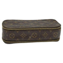 LOUIS VUITTON Monogram Trousse Brush MG Cosmetic Pouch M47505 LV Auth 125537-1