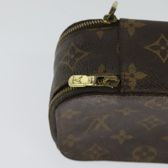 LOUIS VUITTON Monogram Trousse Brush MG Cosmetic Pouch M47505 LV Auth 125537