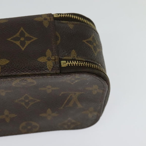 LOUIS VUITTON Monogram Trousse Brush MG Cosmetic Pouch M47505 LV Auth 125537
