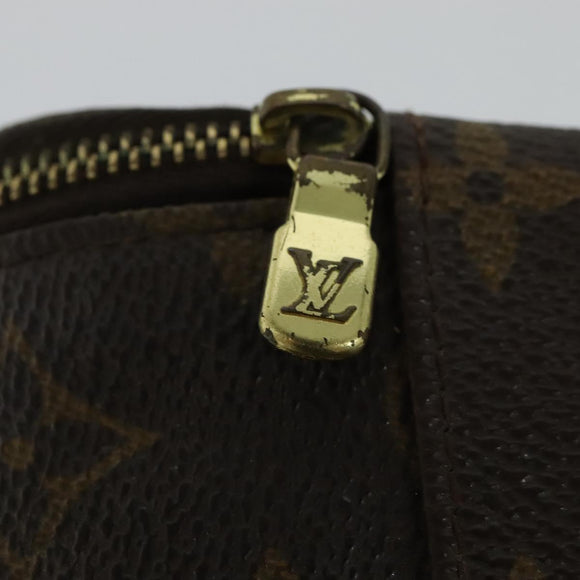 LOUIS VUITTON Monogram Trousse Brush MG Cosmetic Pouch M47505 LV Auth 125537