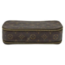 LOUIS VUITTON Monogram Trousse Brush MG Cosmetic Pouch M47505 LV Auth 125537-13