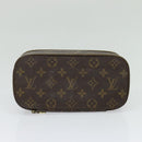 LOUIS VUITTON Monogram Trousse Brush MG Cosmetic Pouch M47505 LV Auth 125537-5