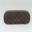 LOUIS VUITTON Monogram Trousse Brush MG Cosmetic Pouch M47505 LV Auth 125537-6