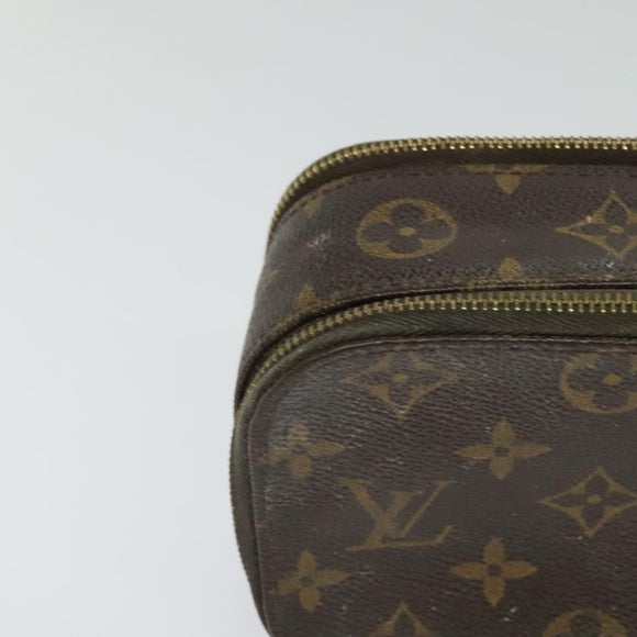 LOUIS VUITTON Monogram Trousse Brush MG Cosmetic Pouch M47505 LV Auth 125537