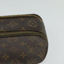 LOUIS VUITTON Monogram Trousse Brush MG Cosmetic Pouch M47505 LV Auth 125537-14