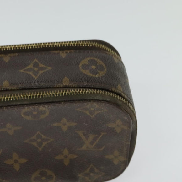 LOUIS VUITTON Monogram Trousse Brush MG Cosmetic Pouch M47505 LV Auth 125537