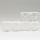 LOUIS VUITTON Clear Dice Set plastic Clear LV Auth 125558-4