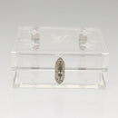 LOUIS VUITTON Clear Dice Set plastic Clear LV Auth 125558-6