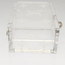 LOUIS VUITTON Clear Dice Set plastic Clear LV Auth 125558-9