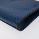 LOUIS VUITTON Epi Art Deco Clutch Bag Blue M52635 LV Auth 125561-15