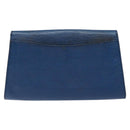 LOUIS VUITTON Epi Art Deco Clutch Bag Blue M52635 LV Auth 125561-2