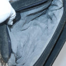 GUCCI GG Supreme Sherry Line Shoulder Bag PVC Navy Gold 49 02 029 Auth 125566-10