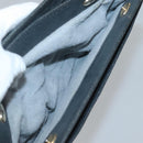 GUCCI GG Supreme Sherry Line Shoulder Bag PVC Navy Gold 49 02 029 Auth 125566-21