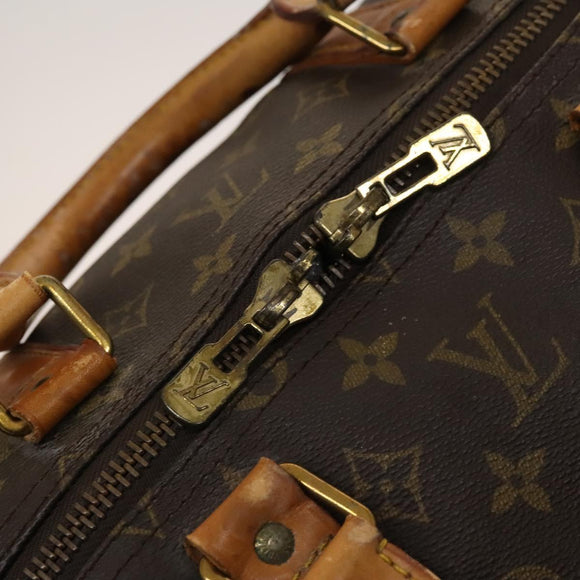LOUIS VUITTON Monogram Keepall 55 Boston Bag M41424 LV Auth 125572