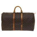 LOUIS VUITTON Monogram Keepall 55 Boston Bag M41424 LV Auth 125572-2