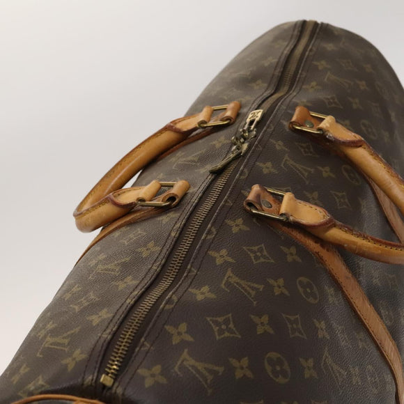LOUIS VUITTON Monogram Keepall 55 Boston Bag M41424 LV Auth 125572
