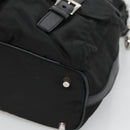 PRADA Shoulder Bag Nylon Black Silver Auth 125573-9