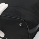 PRADA Shoulder Bag Nylon Black Silver Auth 125573-15
