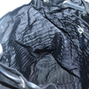 PRADA Shoulder Bag Nylon Black Silver Auth 125573-20