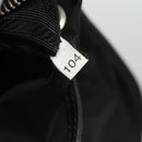 PRADA Shoulder Bag Nylon Black Silver Auth 125573-12
