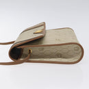 Christian Dior Honeycomb Canvas Shoulder Bag PVC Beige Gold Auth 125574-5