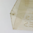 HERMES Vinyl Kelly Hand Bag Vinyl Clear Auth 125587-15