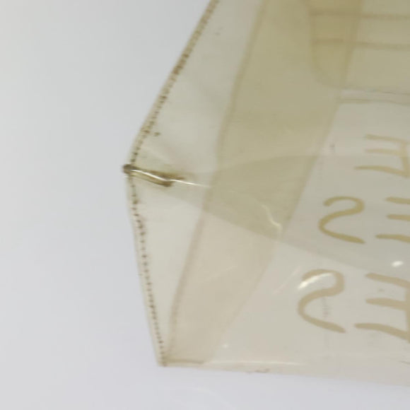 HERMES Vinyl Kelly Hand Bag Vinyl Clear Auth 125587