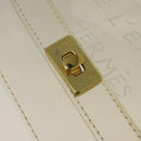 HERMES Vinyl Kelly Hand Bag Vinyl Clear Auth 125587-10