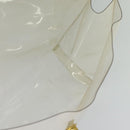 HERMES Vinyl Kelly Hand Bag Vinyl Clear Auth 125587-17