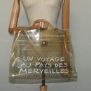 HERMES Vinyl Kelly Hand Bag Vinyl Clear Auth 125587-18