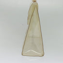 HERMES Vinyl Kelly Hand Bag Vinyl Clear Auth 125587-4