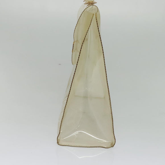 HERMES Vinyl Kelly Hand Bag Vinyl Clear Auth 125587