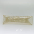 HERMES Vinyl Kelly Hand Bag Vinyl Clear Auth 125587-5