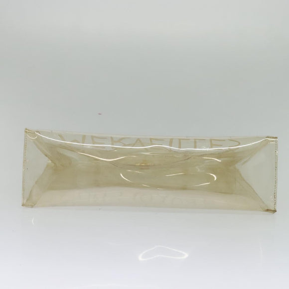 HERMES Vinyl Kelly Hand Bag Vinyl Clear Auth 125587