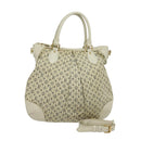 LOUIS VUITTON Monogram Mini Lin Croisette Marina PM Bag Beige M95494 Auth 125591-1