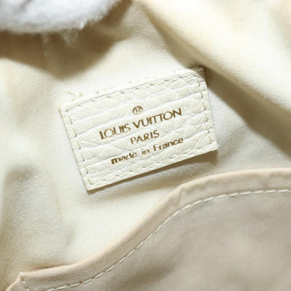 LOUIS VUITTON Monogram Mini Lin Croisette Marina PM Bag Beige M95494 Auth 125591