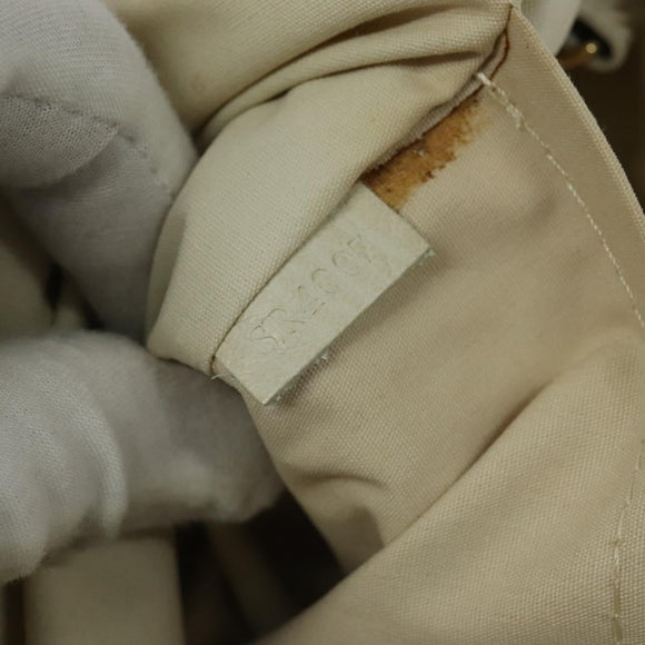 LOUIS VUITTON Monogram Mini Lin Croisette Marina PM Bag Beige M95494 Auth 125591