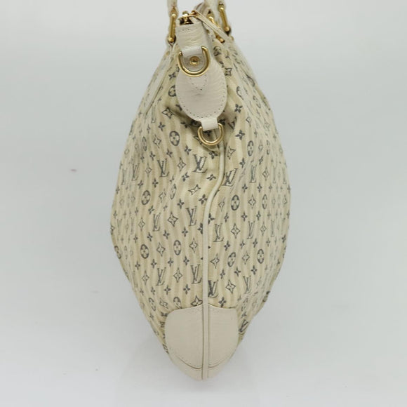 LOUIS VUITTON Monogram Mini Lin Croisette Marina PM Bag Beige M95494 Auth 125591