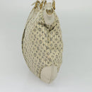 LOUIS VUITTON Monogram Mini Lin Croisette Marina PM Bag Beige M95494 Auth 125591-4