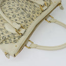 LOUIS VUITTON Monogram Mini Lin Croisette Marina PM Bag Beige M95494 Auth 125591-6