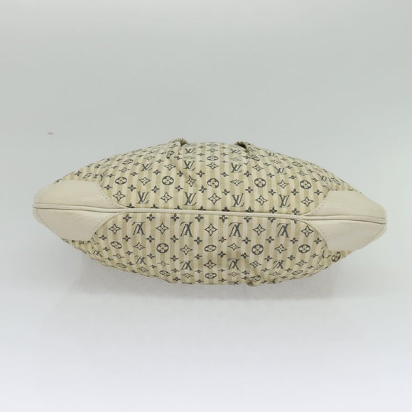 LOUIS VUITTON Monogram Mini Lin Croisette Marina PM Bag Beige M95494 Auth 125591