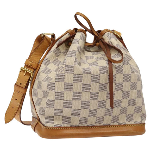 LOUIS VUITTON Damier Azur Noe BB Shoulder Bag N41220 LV Auth 125596